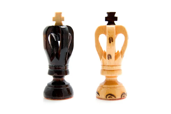 Rei peões de xadrez — Fotografia de Stock