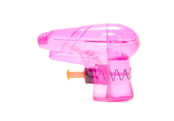 Pistola de agua rosa aislada —  Fotos de Stock