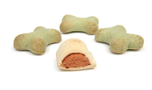 Komik şekilli köpek kurabiyesi — Stok fotoğraf