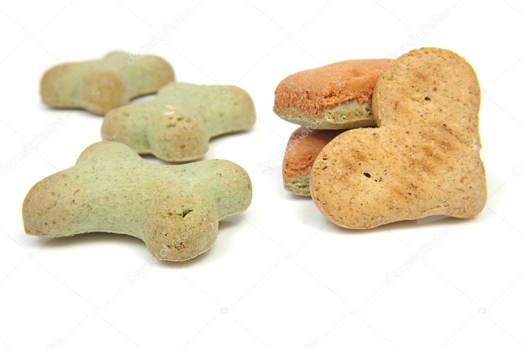 Funny shaped dog cookies