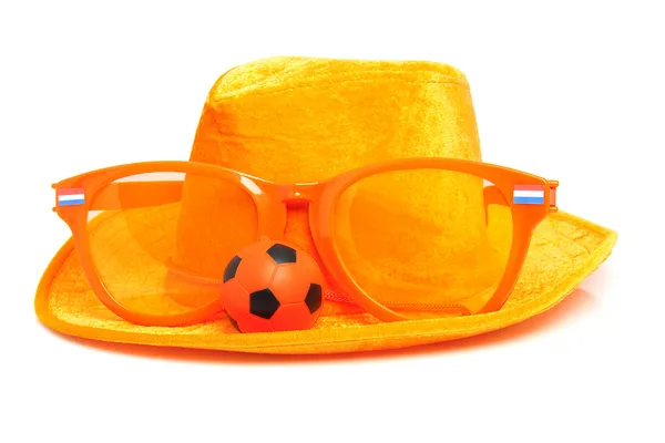 Accessoire soccer orange — Photo