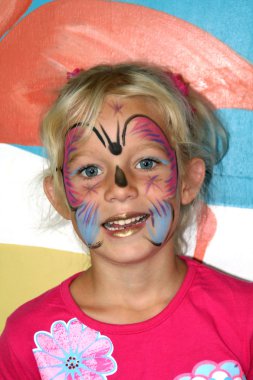 Face painting clipart