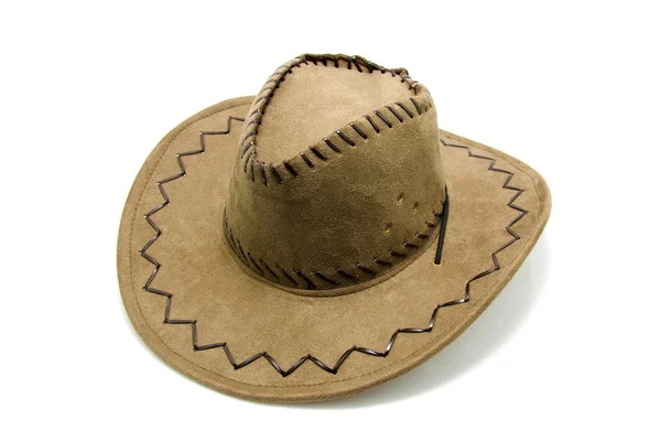 Kahverengi kovboy şapkası — Stok fotoğraf