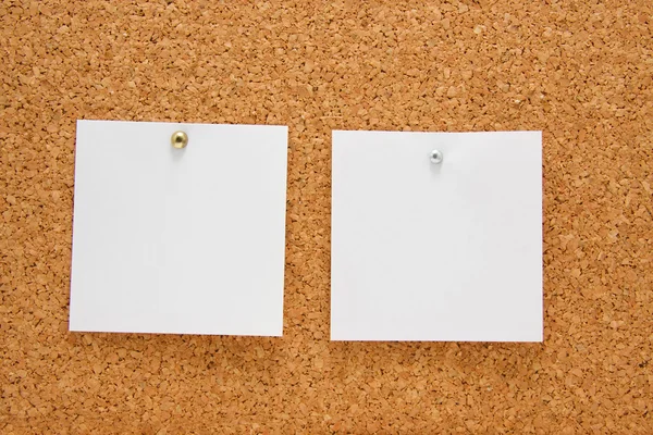 stock image Memo board with empty post-it