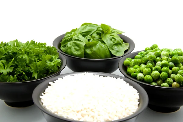 Ingredients for Risotto — Stock Photo, Image