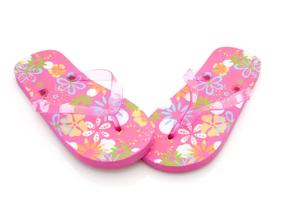 Růžové pantofle — Stock fotografie