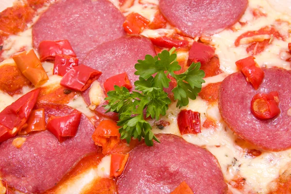 Primer plano de la pizza — Foto de Stock