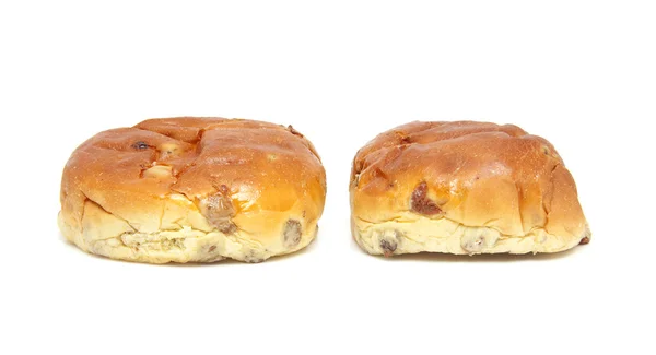 Hollandalı üzümlü ekmek, krentenbollen — Stok fotoğraf