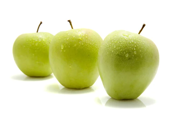 Három lédús alma — Stock Fotó