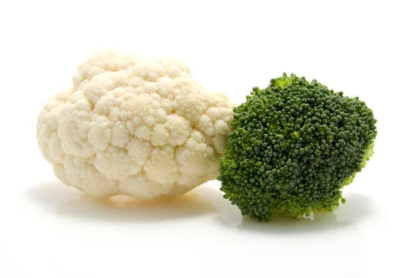 Taze brokoli ve karnabahar — Stok fotoğraf