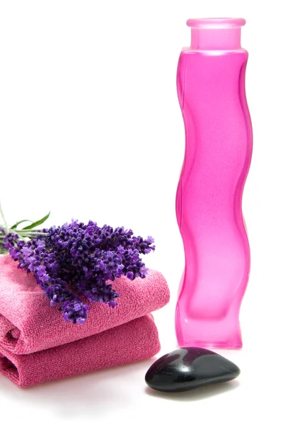 Aromaterapia com lavanda — Fotografia de Stock
