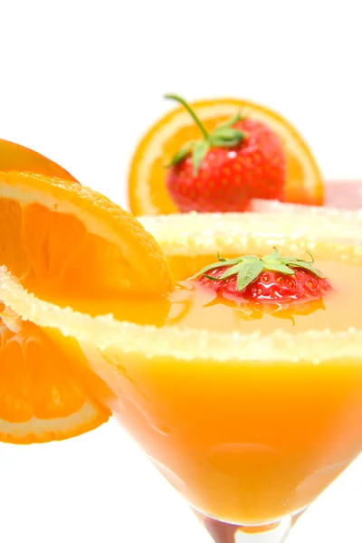 Fresh tropical fruit cocktails — Stock Photo, Image