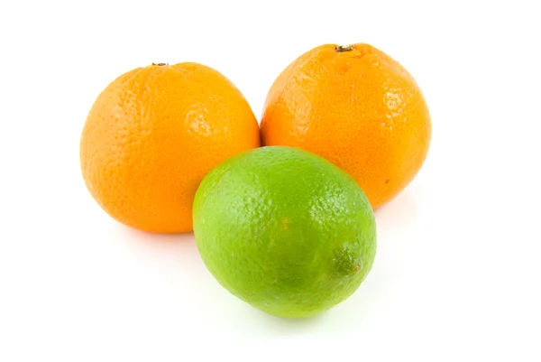 Fris oranje en lime — Stockfoto
