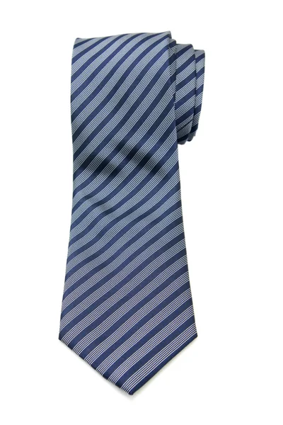 Niebieski krawat w paski — Zdjęcie stockowe