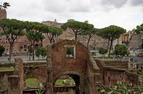 Foro Imperialis, Foro di Cesare em Roma — Fotografia de Stock