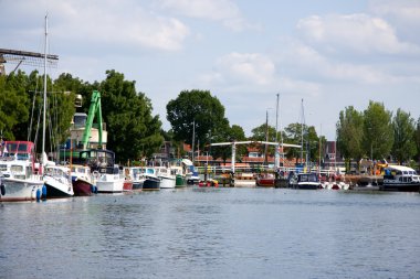 Harbor of Harderwijk, the Neherlands clipart