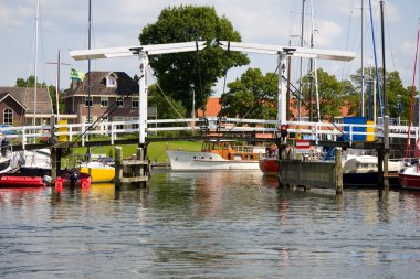 Harbor of Harderwijk, the Neherlands clipart