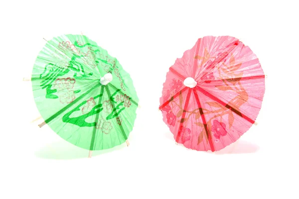 Kleurrijke paraplu's voor icecream — Stockfoto