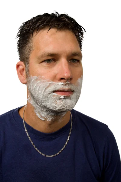 Mam going to shave — Stock Photo, Image