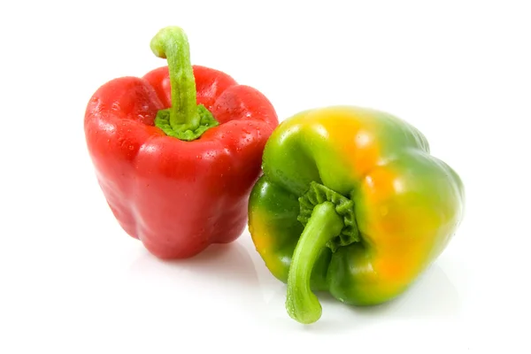Two fresh paprika — Stock Photo, Image
