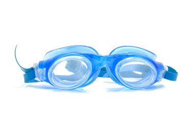 Blue dive goggles clipart