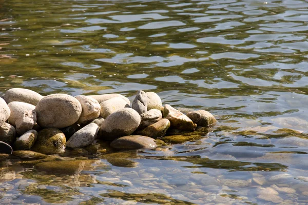Stones in the water — Stock Photo, Image