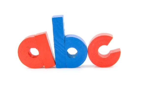 A b c letters — Stock Photo, Image