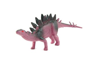 Purple plastic dinosaur toy clipart