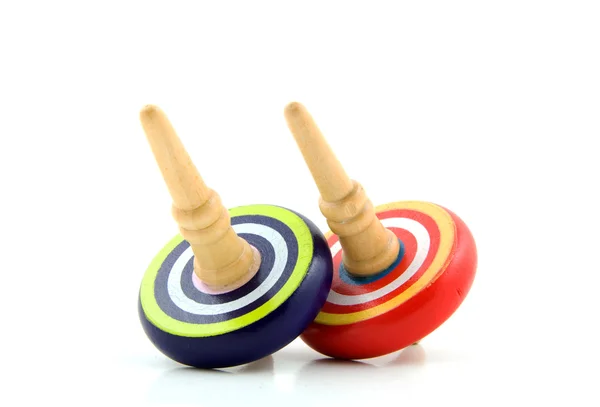 Two spinning top — Stock Photo, Image