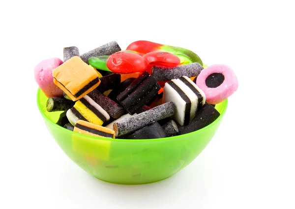 Cuenco con dulces — Foto de Stock