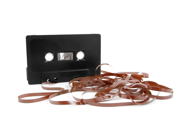 Bud upp ljud kassettband — Stockfoto