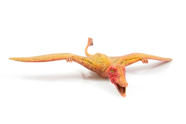 Пластиковая летающая динозавровая игрушка — стоковое фото