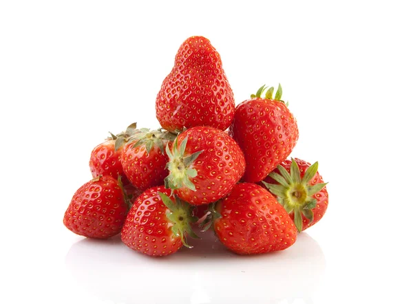 Pile of fresh strawberries — Stock Photo, Image