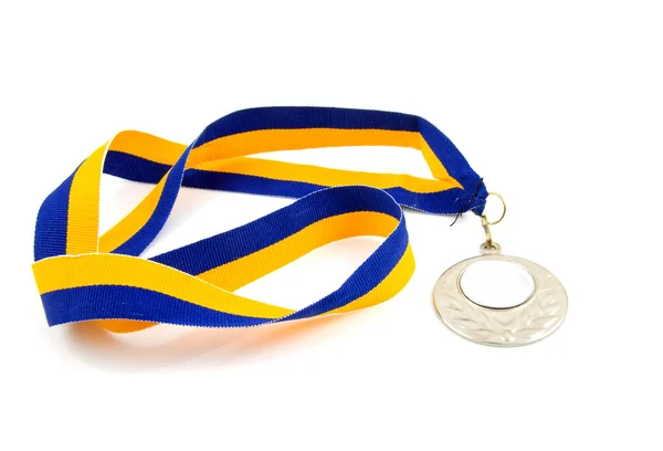 Srebrny medal — Zdjęcie stockowe