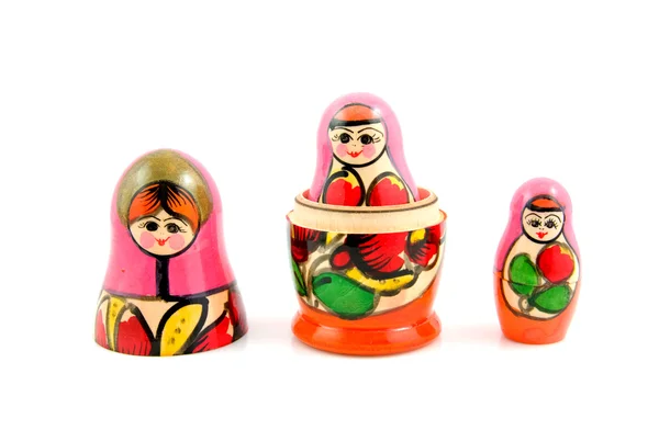 Muñecas matryoshka Rusia de madera — Foto de Stock