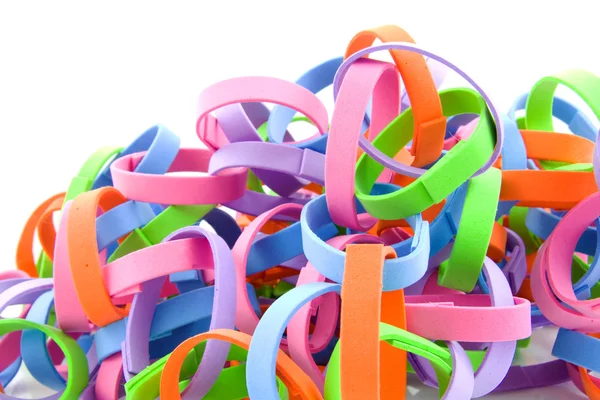 Self made part streamers — Stock Photo, Image