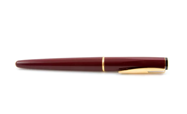 Şık koyu kırmızı kalem — Stok fotoğraf