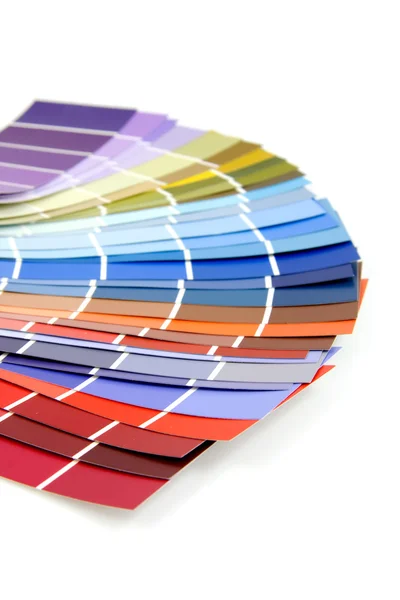 Próbki kolorów do malowania — Zdjęcie stockowe