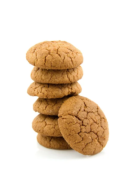Halmozott finom macaroon cookie-k — Stock Fotó