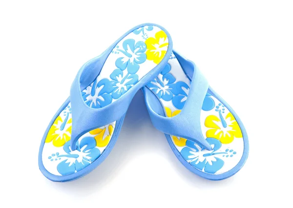 Zapatillas azules de verano — Foto de Stock