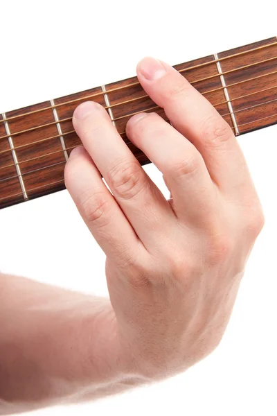 Tocando a guitarra — Fotografia de Stock
