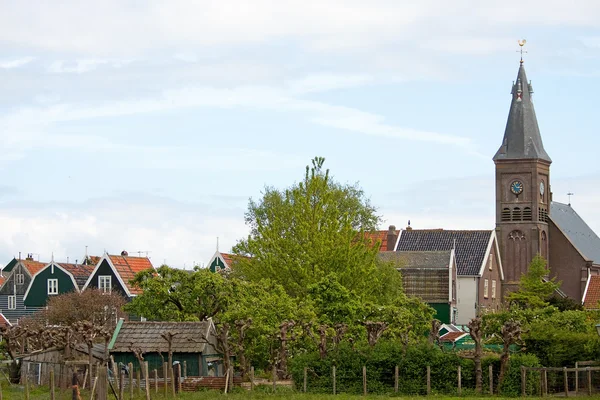 Vista holandesa típica de Marken — Foto de Stock