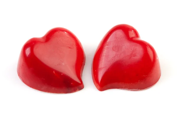 Choclates en forma de corazones — Foto de Stock