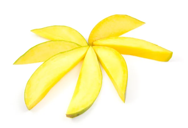 Tranches de mangue fraîches en forme d'étoile — Photo