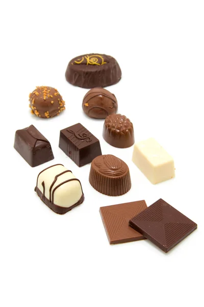 Tasty chocolate bonbons — Stock Photo, Image