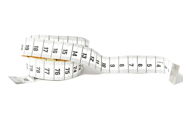 White measure tape — Stock Photo, Image