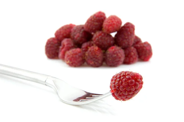 Delicious fresh raspberries — Stock Photo, Image