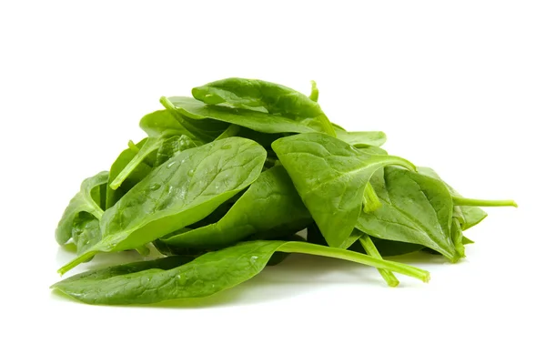 Stacked fresh spinach — Stock Photo, Image
