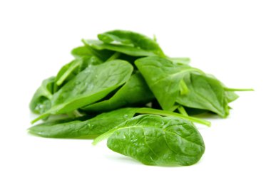 Stacked fresh spinach clipart