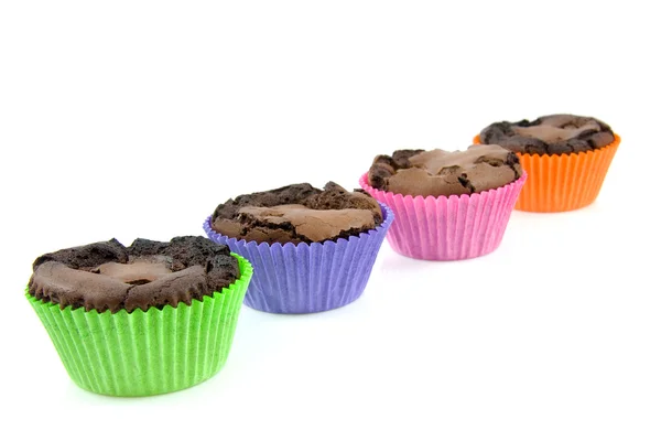 Cupcake brownies panggang di rumah — Stok Foto